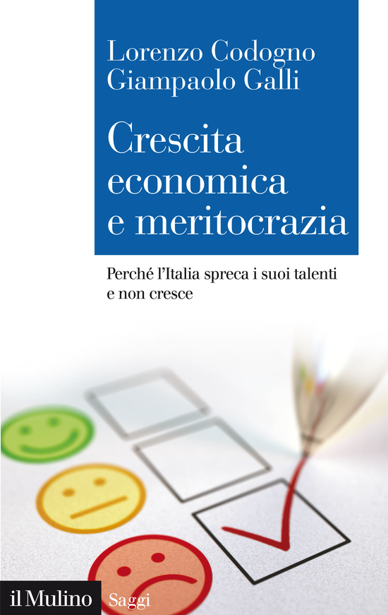 Copertina del libro Crescita economica e meritocrazia