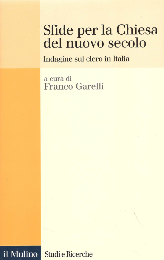 Copertina del libro Sfide per la Chiesa del nuovo secolo (Indagine sul clero in Italia)